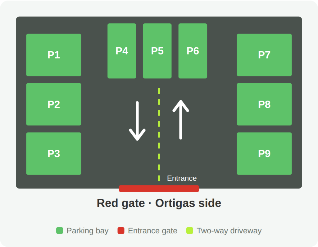 Parking map